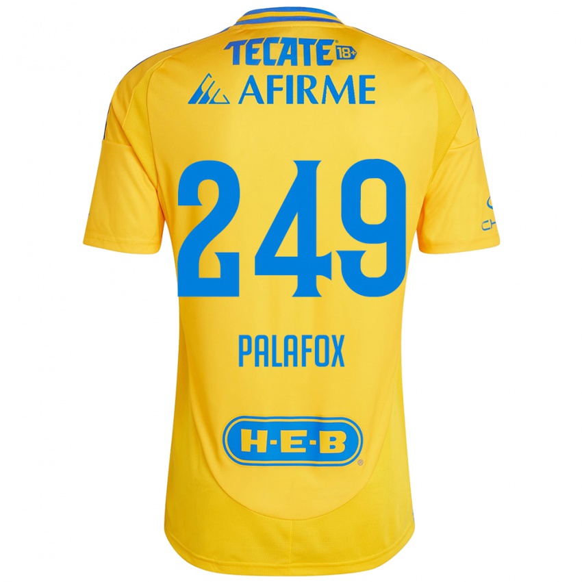 Enfant Maillot José Palafox #249 Or Jaune Tenues Domicile 2024/25 T-Shirt Belgique