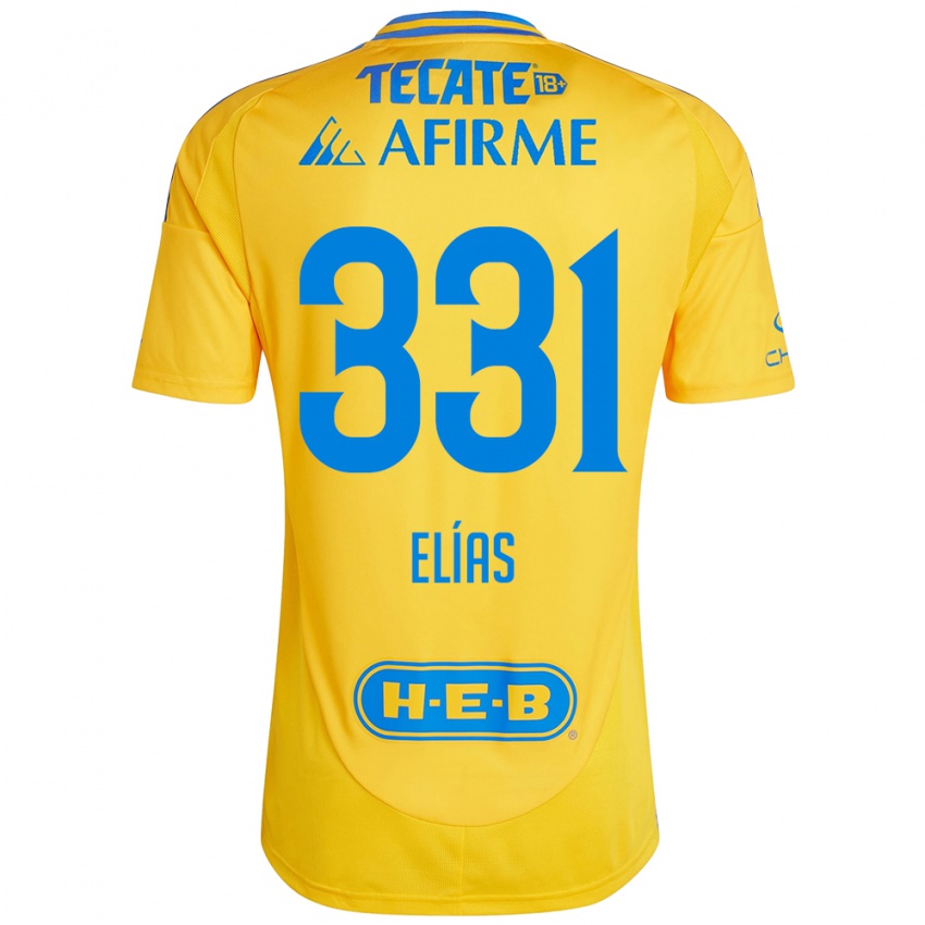 Enfant Maillot Bruno Elías #331 Or Jaune Tenues Domicile 2024/25 T-Shirt Belgique