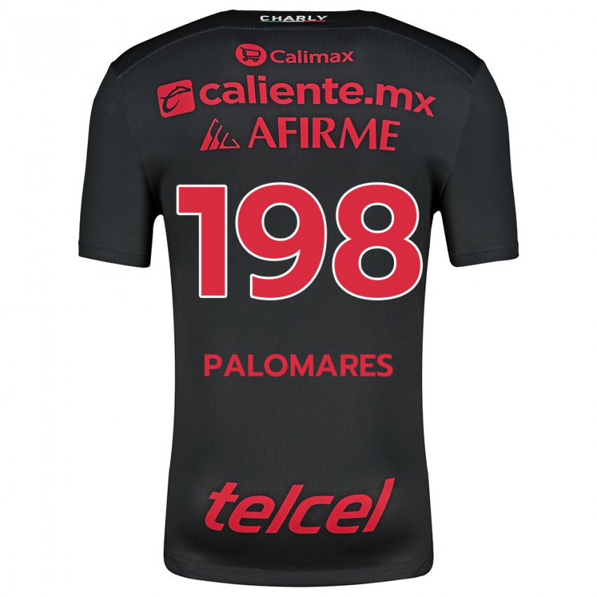 Kinderen Ramón Palomares #198 Zwart Rood Thuisshirt Thuistenue 2024/25 T-Shirt België