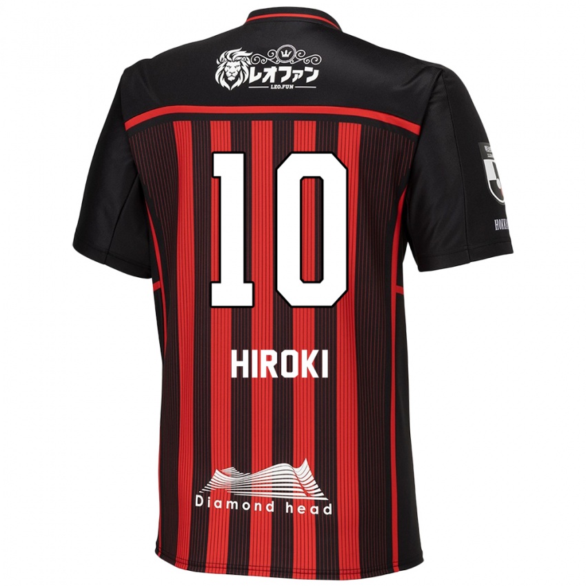 Kinder Hiroki Miyazawa #10 Rot Schwarz Heimtrikot Trikot 2024/25 T-Shirt Belgien