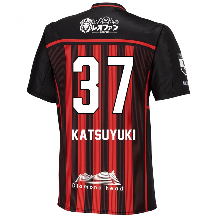 Kinder Katsuyuki Tanaka #37 Rot Schwarz Heimtrikot Trikot 2024/25 T-Shirt Belgien