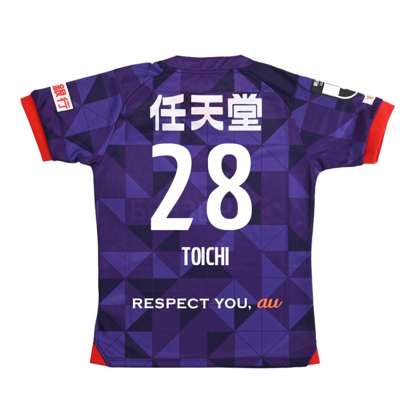 Kinder Toichi Suzuki #28 Lila Weiß Heimtrikot Trikot 2024/25 T-Shirt Belgien