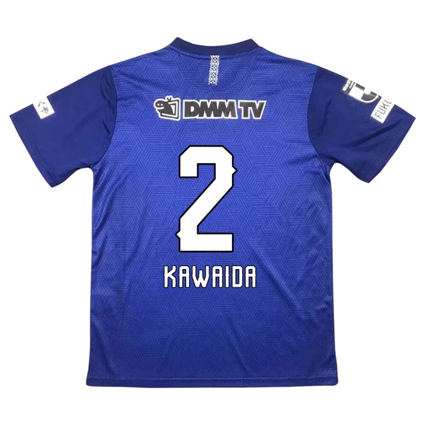 Kinder Ryoya Kawaida #2 Dunkelblau Heimtrikot Trikot 2024/25 T-Shirt Belgien