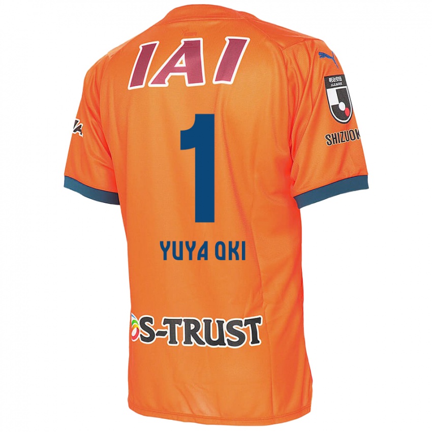 Enfant Maillot Yuya Oki #1 Bleu Orange Tenues Domicile 2024/25 T-Shirt Belgique