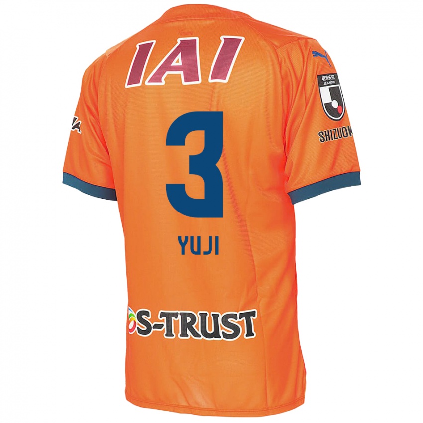 Kinder Yuji Takahashi #3 Orange Blau Heimtrikot Trikot 2024/25 T-Shirt Belgien