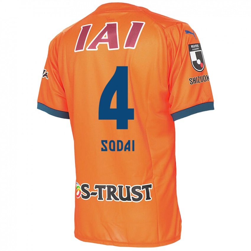 Kinder Sodai Hasukawa #4 Orange Blau Heimtrikot Trikot 2024/25 T-Shirt Belgien