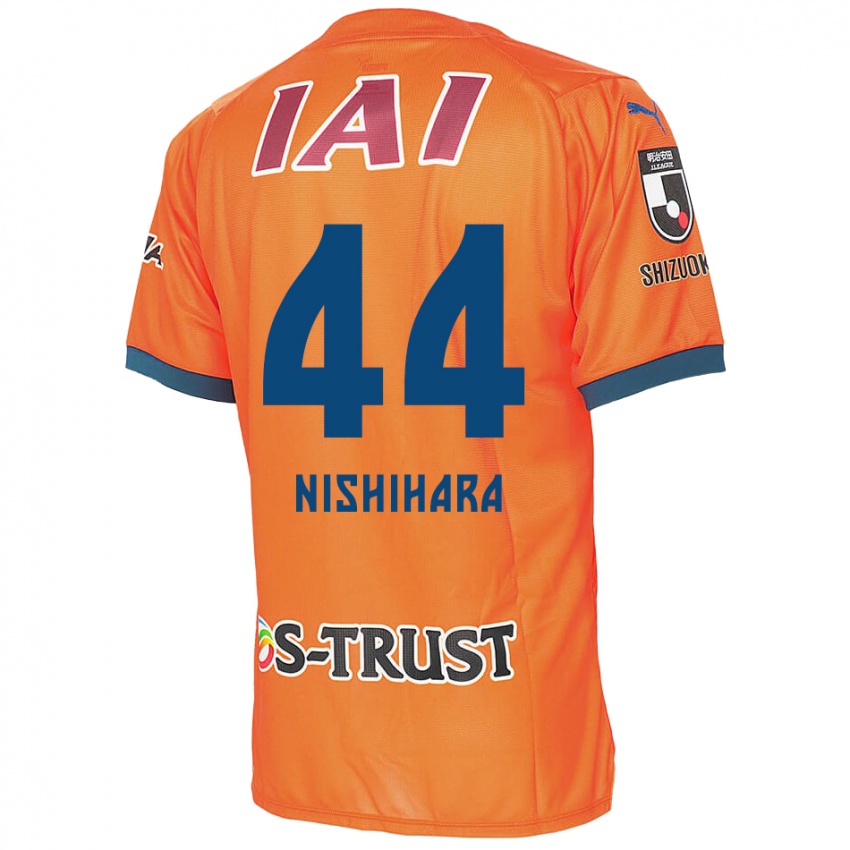 Kinder Motoki Nishihara #44 Orange Blau Heimtrikot Trikot 2024/25 T-Shirt Belgien