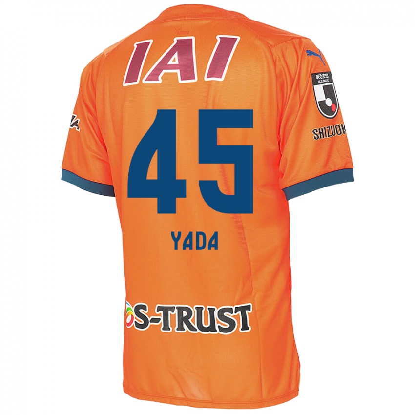 Kinder Ryunosuke Yada #45 Orange Blau Heimtrikot Trikot 2024/25 T-Shirt Belgien