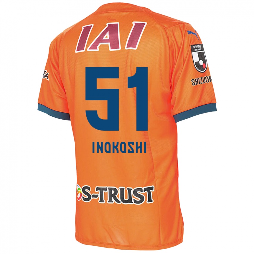 Kinder Yui Inokoshi #51 Orange Blau Heimtrikot Trikot 2024/25 T-Shirt Belgien