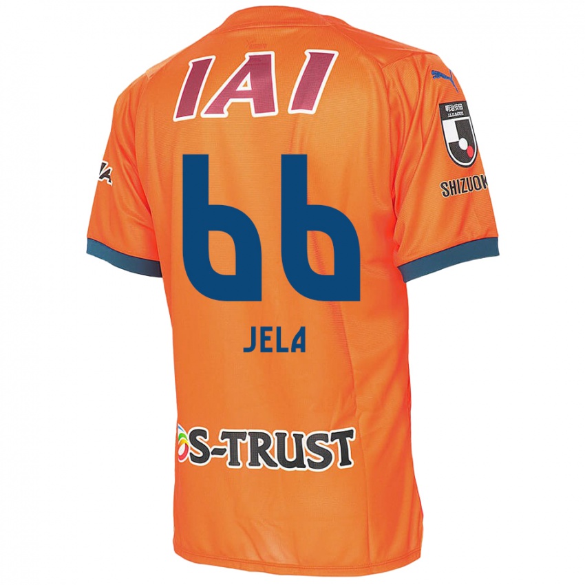 Kinder Jelani Reshaun Sumiyoshi #66 Orange Blau Heimtrikot Trikot 2024/25 T-Shirt Belgien