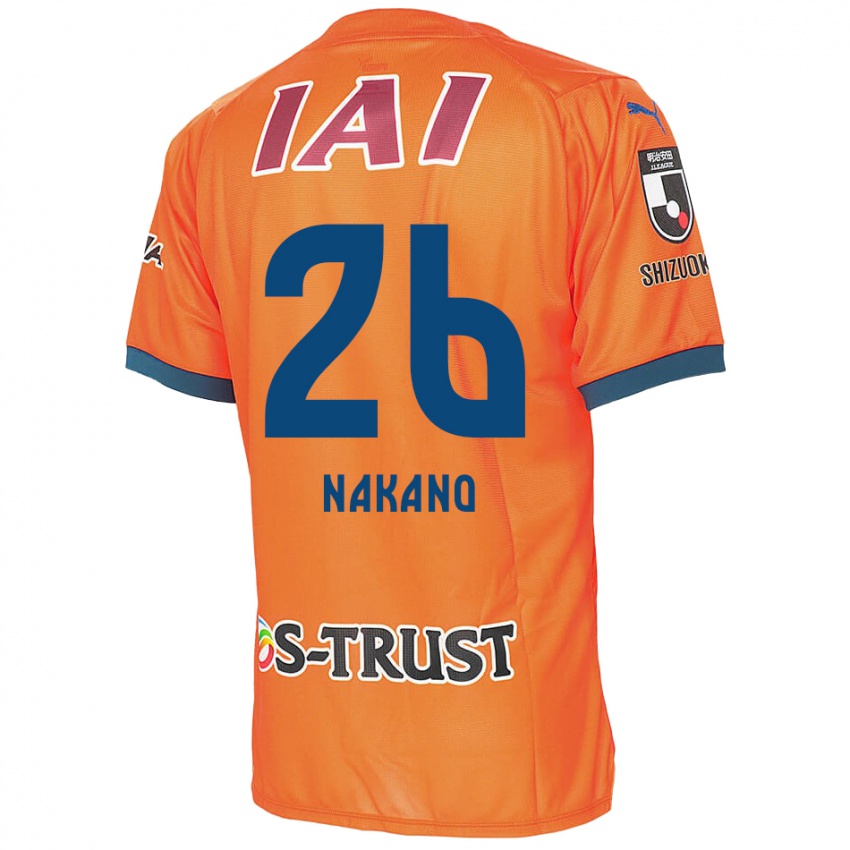 Kinder Takeru Nakano #26 Orange Blau Heimtrikot Trikot 2024/25 T-Shirt Belgien