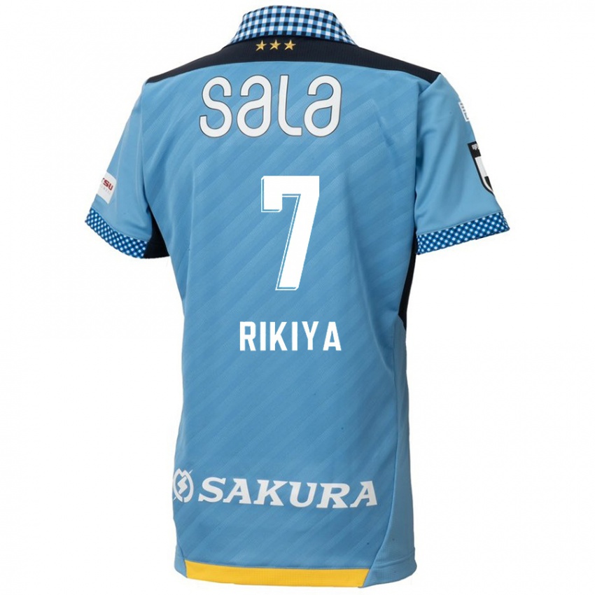 Kinderen Rikiya Uehara #7 Blauw Zwart Thuisshirt Thuistenue 2024/25 T-Shirt België