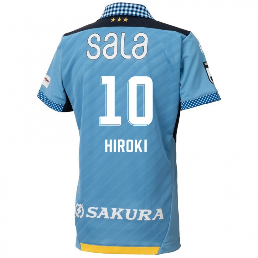 Kinder Hiroki Yamada #10 Blau Schwarz Heimtrikot Trikot 2024/25 T-Shirt Belgien