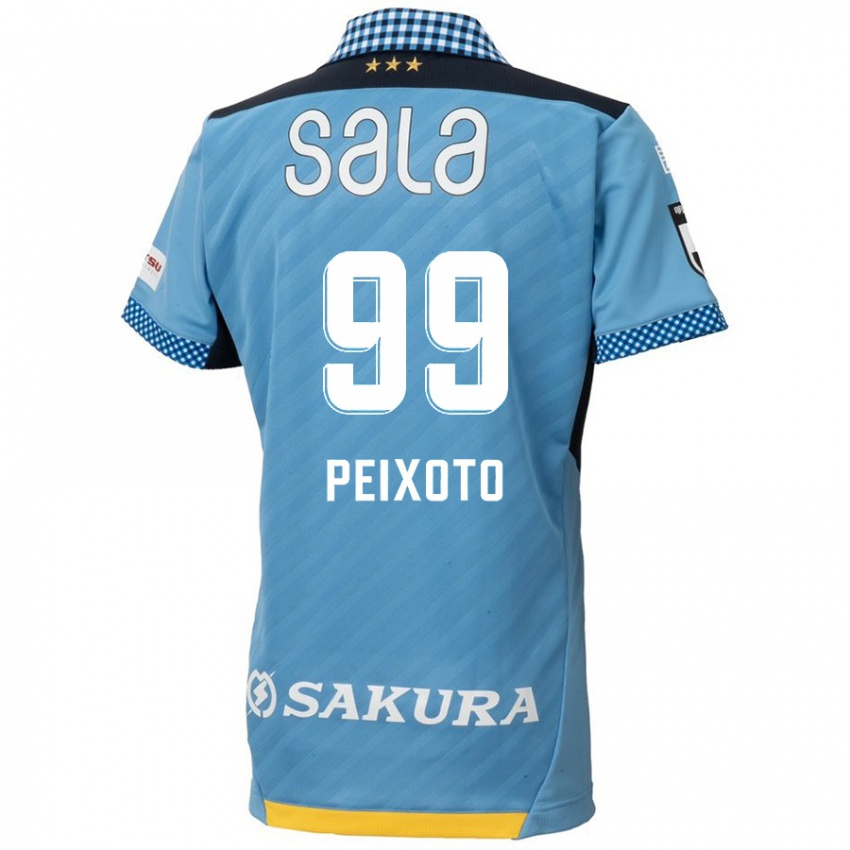 Kinderen Matheus Peixoto #99 Blauw Zwart Thuisshirt Thuistenue 2024/25 T-Shirt België