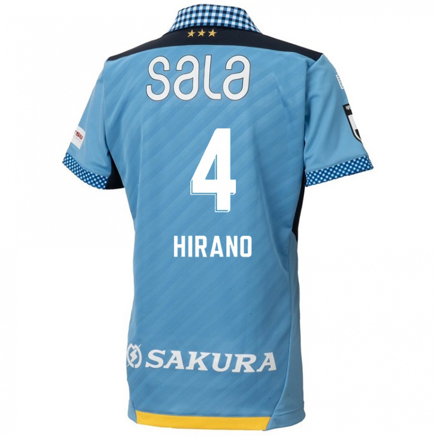 Kinderen Rion Hirano #4 Blauw Zwart Thuisshirt Thuistenue 2024/25 T-Shirt België