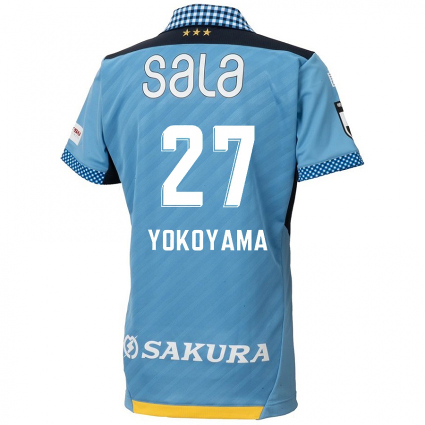 Kinderen Kota Yokoyama #27 Blauw Zwart Thuisshirt Thuistenue 2024/25 T-Shirt België