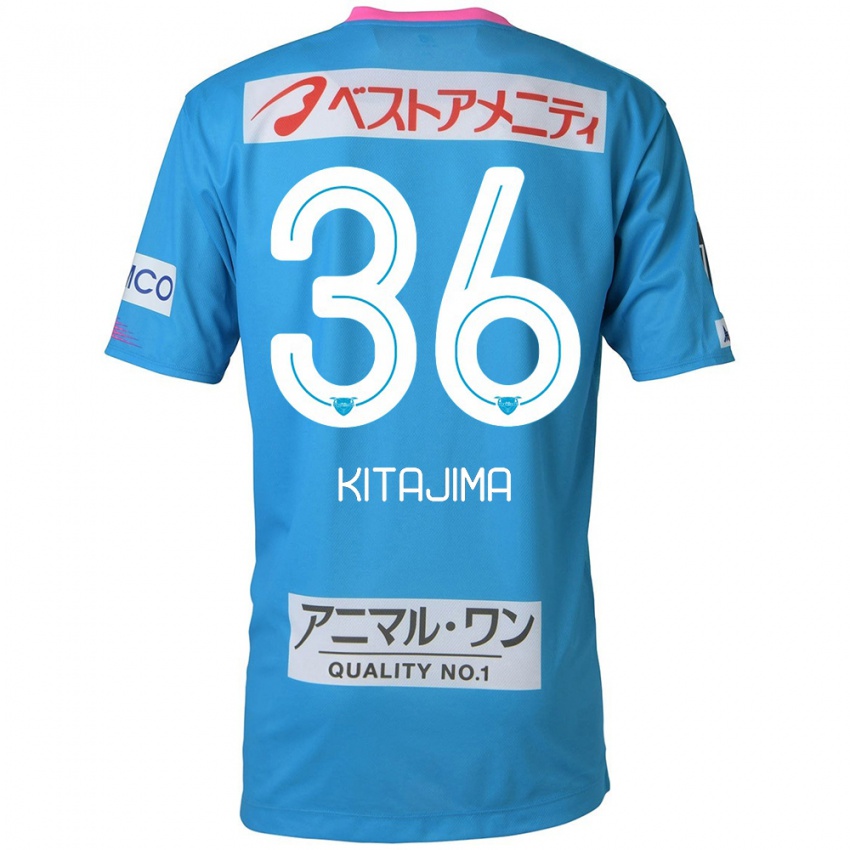 Kinder Fumiya Kitajima #36 Blau Rosa Heimtrikot Trikot 2024/25 T-Shirt Belgien