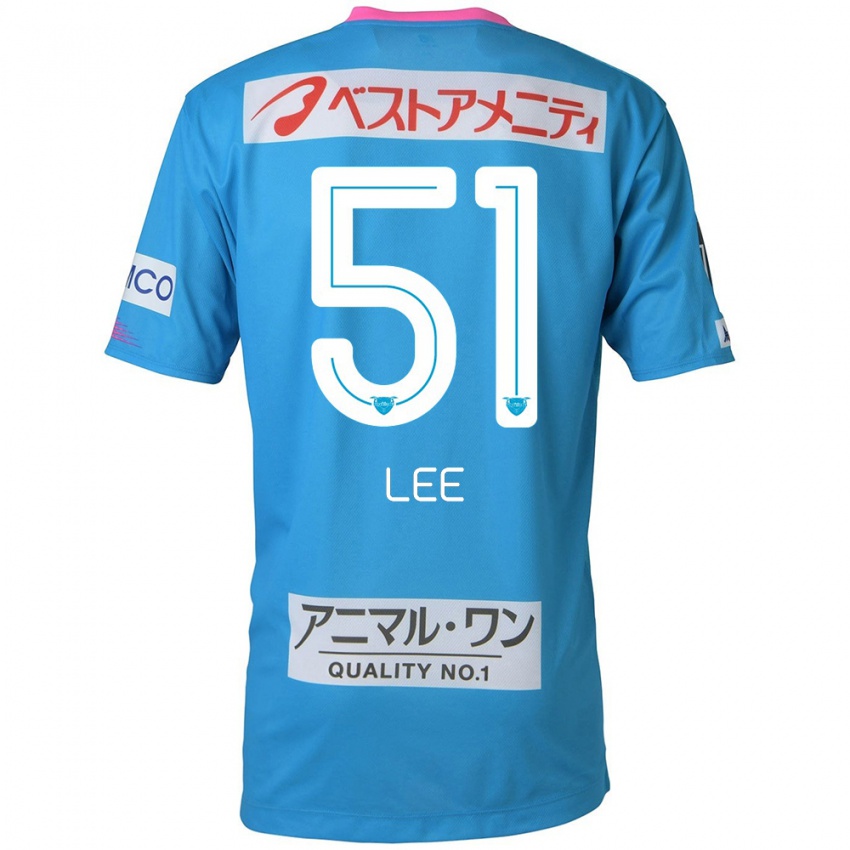 Kinder Yoon-Sung Lee #51 Blau Rosa Heimtrikot Trikot 2024/25 T-Shirt Belgien