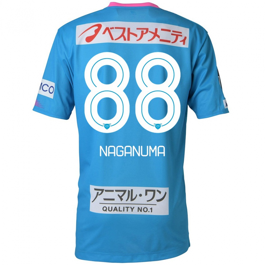 Kinder Yoichi Naganuma #88 Blau Rosa Heimtrikot Trikot 2024/25 T-Shirt Belgien