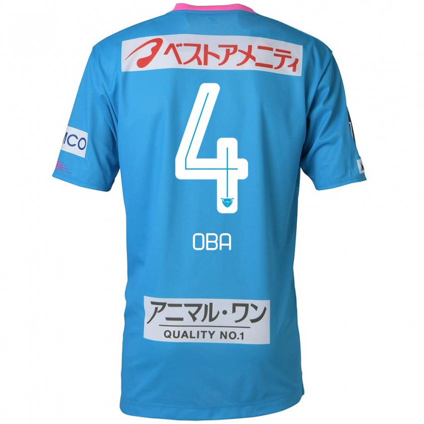 Kinder Shotaro Oba #4 Blau Rosa Heimtrikot Trikot 2024/25 T-Shirt Belgien