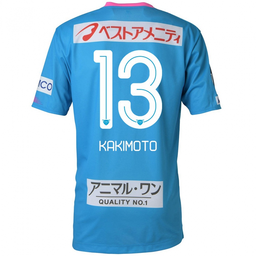 Kinder Yuto Kakimoto #13 Blau Rosa Heimtrikot Trikot 2024/25 T-Shirt Belgien