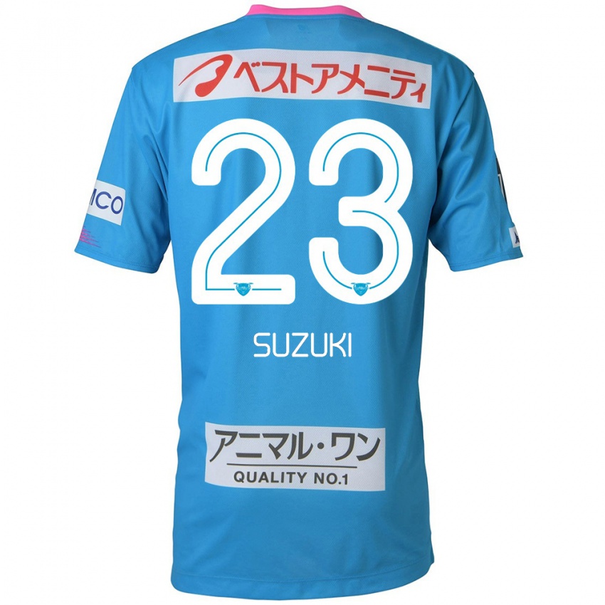 Kinder Yuki Suzuki #23 Blau Rosa Heimtrikot Trikot 2024/25 T-Shirt Belgien