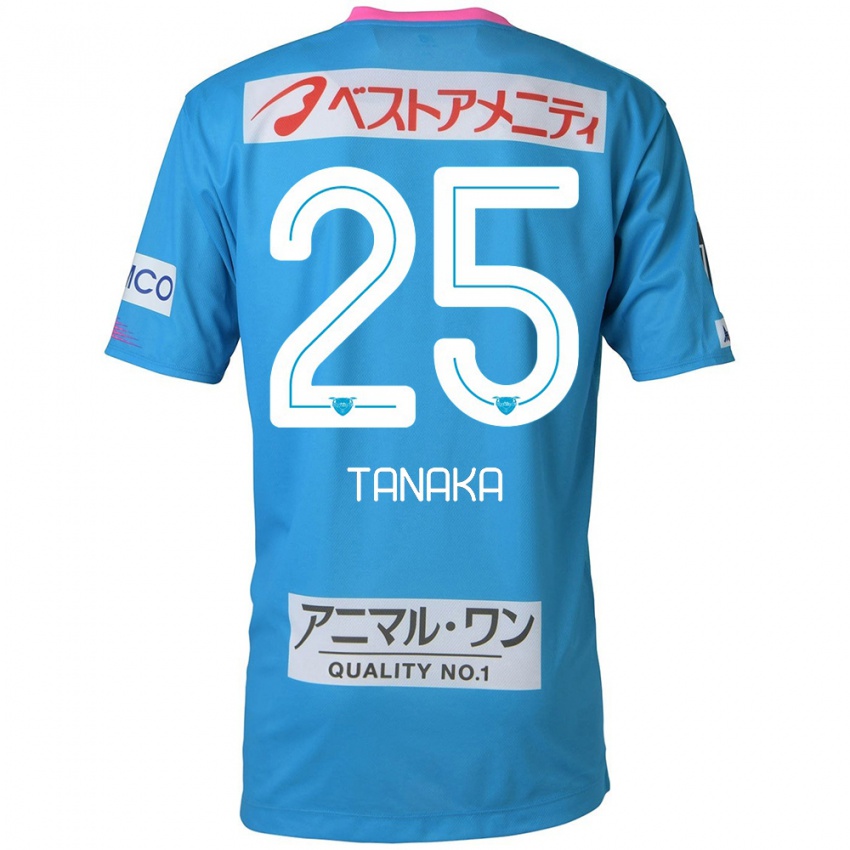 Kinder Yuto Tanaka #25 Blau Rosa Heimtrikot Trikot 2024/25 T-Shirt Belgien