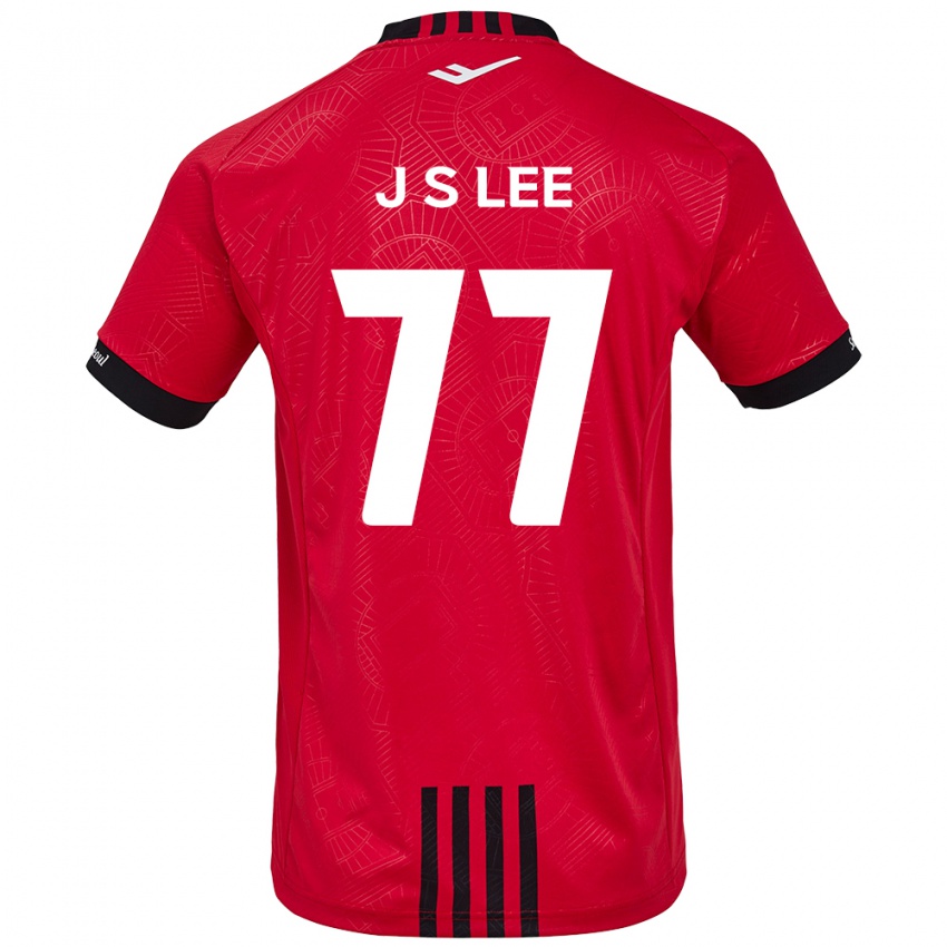 Kinder Seung-Joon Lee #77 Rot Schwarz Heimtrikot Trikot 2024/25 T-Shirt Belgien