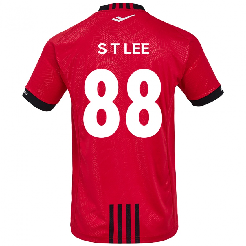 Kinder Tae-Seok Lee #88 Rot Schwarz Heimtrikot Trikot 2024/25 T-Shirt Belgien