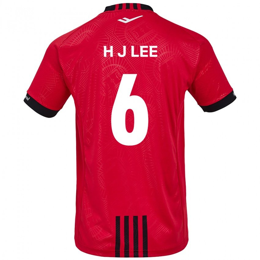 Kinder Ju-Hwan Lee #6 Rot Schwarz Heimtrikot Trikot 2024/25 T-Shirt Belgien