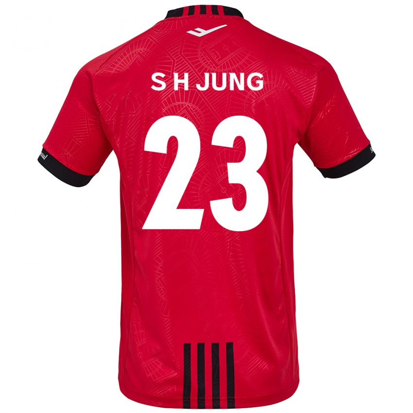 Kinder Hyeon-Soo Jung #23 Rot Schwarz Heimtrikot Trikot 2024/25 T-Shirt Belgien