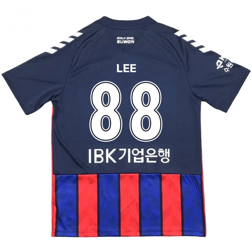 Kinder Yong Lee #88 Blau Rot Heimtrikot Trikot 2024/25 T-Shirt Belgien