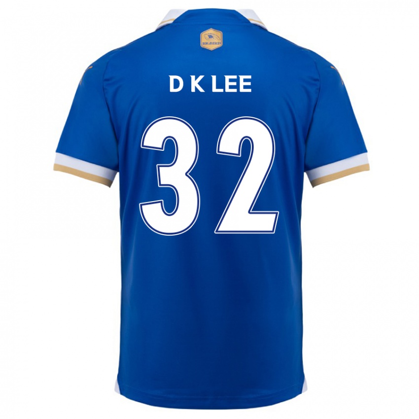 Kinder Kyu-Dong Lee #32 Blau Weiss Heimtrikot Trikot 2024/25 T-Shirt Belgien