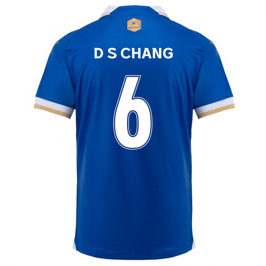 Kinder Se-Dong Chang #6 Blau Weiss Heimtrikot Trikot 2024/25 T-Shirt Belgien