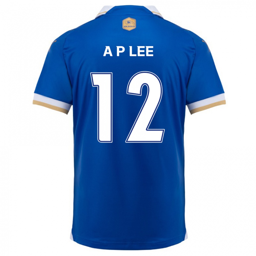 Kinder Pyeong-An Lee #12 Blau Weiss Heimtrikot Trikot 2024/25 T-Shirt Belgien