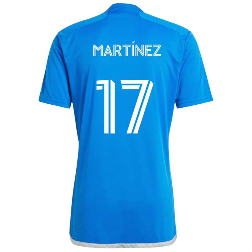 Kinder Josef Martínez #17 Blau Weiss Heimtrikot Trikot 2024/25 T-Shirt Belgien