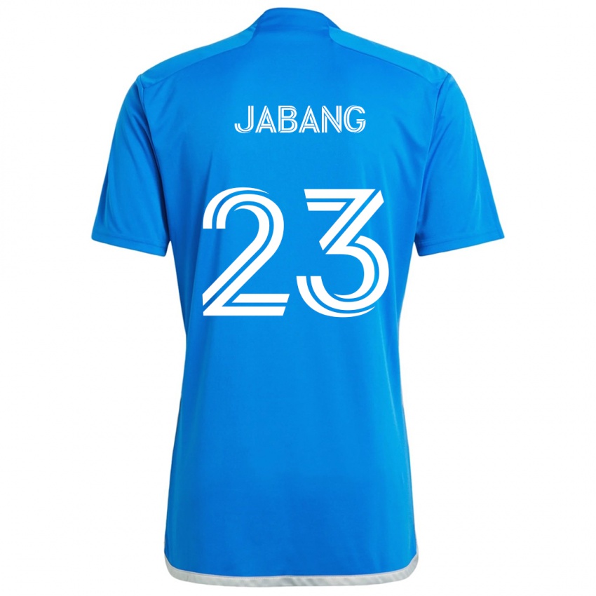 Kinder Ousman Jabang #23 Blau Weiss Heimtrikot Trikot 2024/25 T-Shirt Belgien