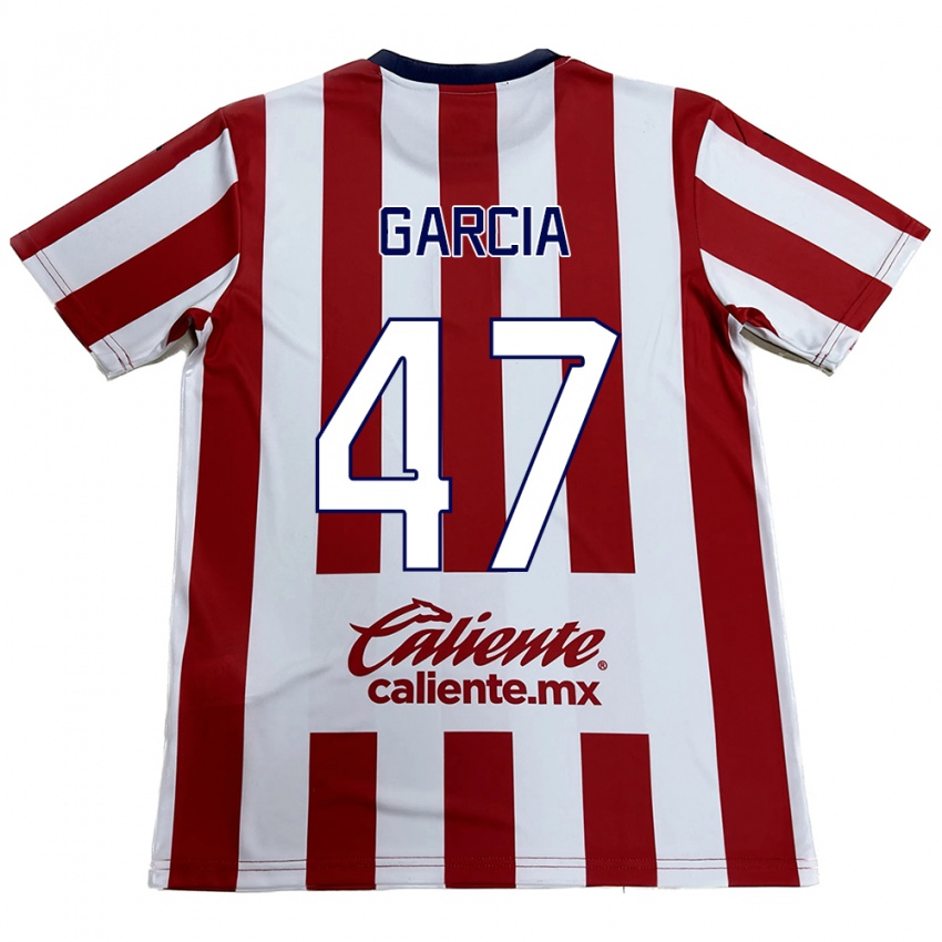 Kinderen Gael García #47 Rood Wit Thuisshirt Thuistenue 2024/25 T-Shirt België