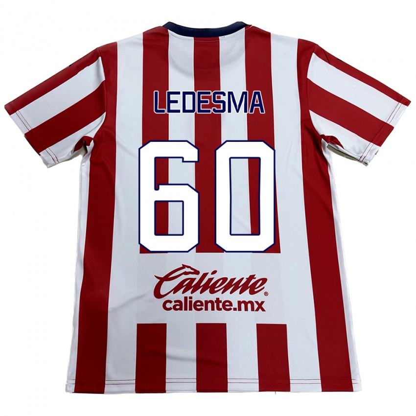 Kinderen Luis Ledesma #60 Rood Wit Thuisshirt Thuistenue 2024/25 T-Shirt België