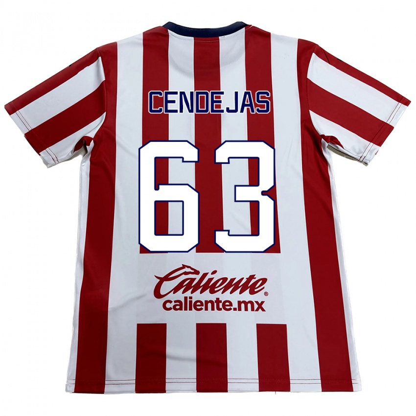 Kinder Matías Cendejas #63 Rot-Weiss Heimtrikot Trikot 2024/25 T-Shirt Belgien