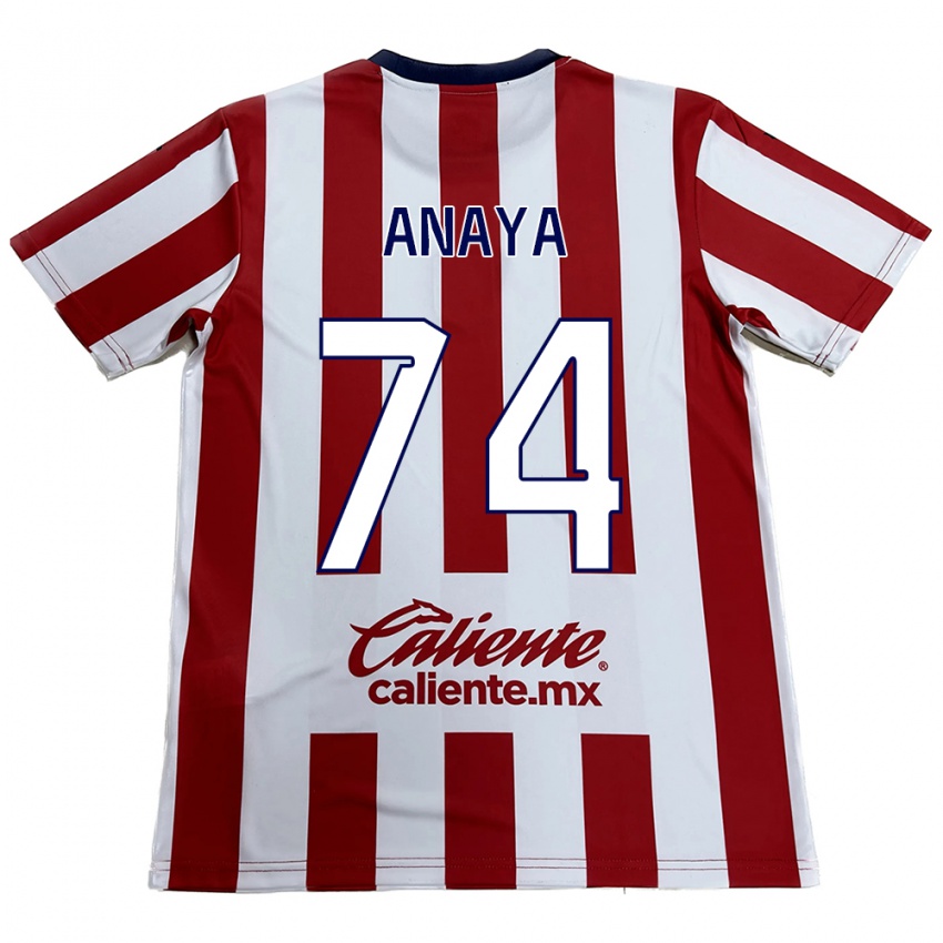 Kinderen Mario Anaya #74 Rood Wit Thuisshirt Thuistenue 2024/25 T-Shirt België