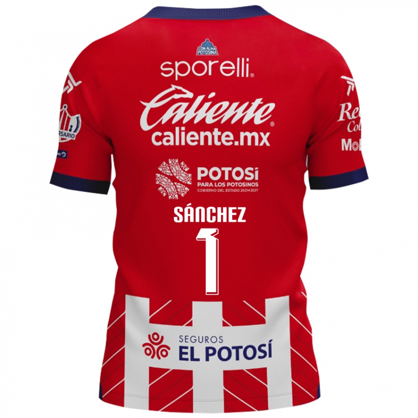 Kinderen Andrés Sánchez #1 Rood Wit Thuisshirt Thuistenue 2024/25 T-Shirt België