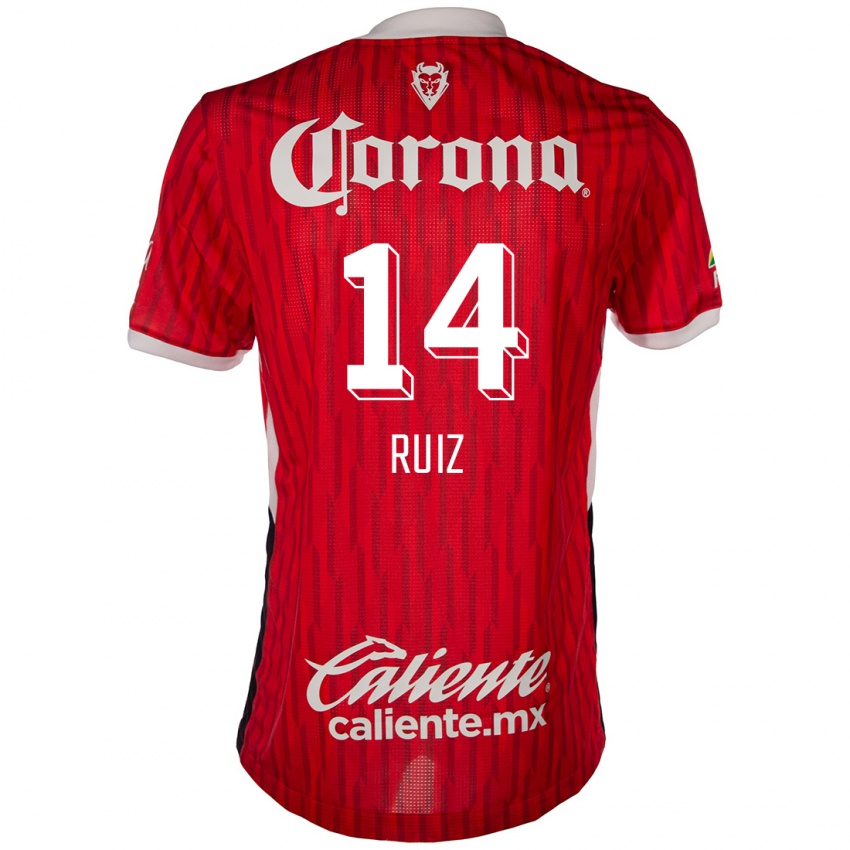 Kinderen Marcel Ruiz #14 Rood Wit Thuisshirt Thuistenue 2024/25 T-Shirt België