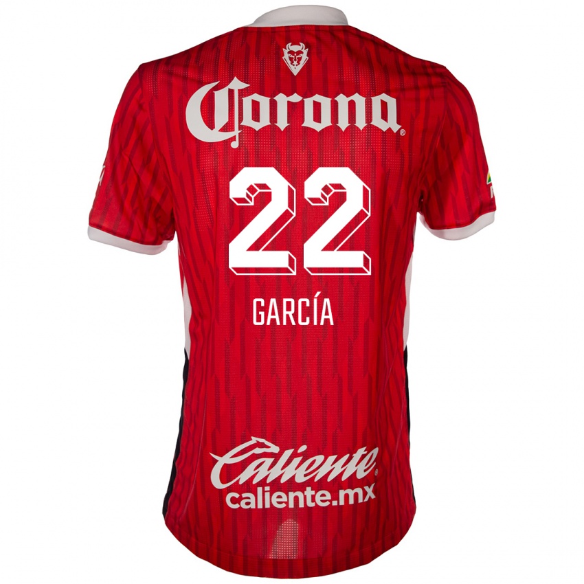 Kinderen Luis García #22 Rood Wit Thuisshirt Thuistenue 2024/25 T-Shirt België