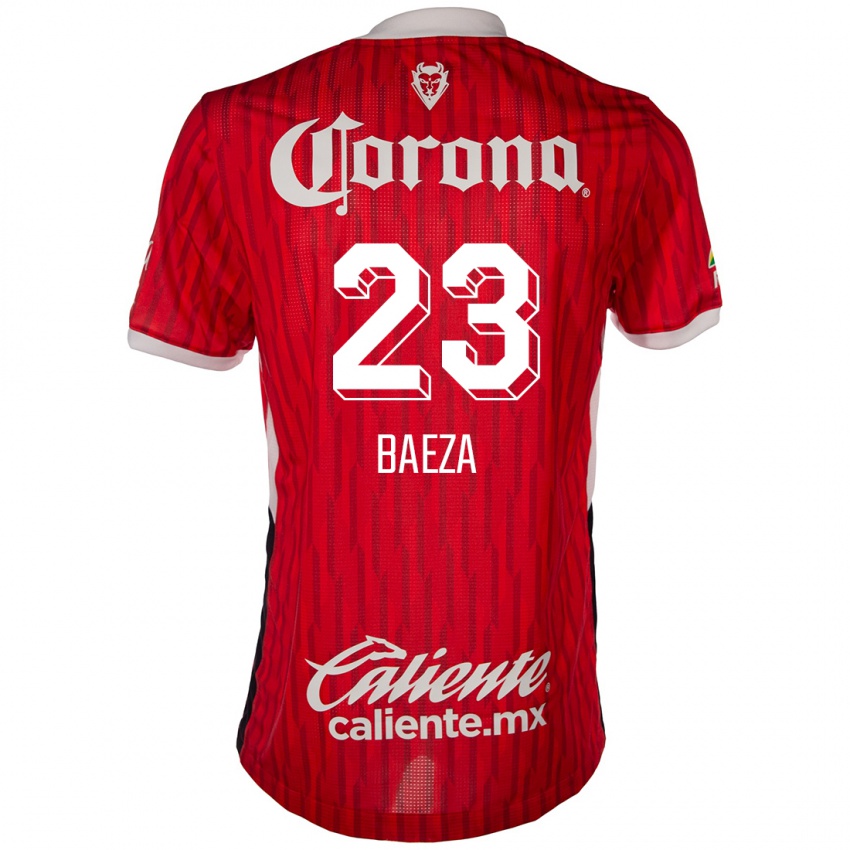 Kinderen Claudio Baeza #23 Rood Wit Thuisshirt Thuistenue 2024/25 T-Shirt België