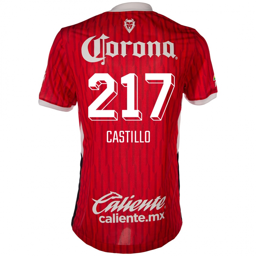 Kinderen Klever Castillo #217 Rood Wit Thuisshirt Thuistenue 2024/25 T-Shirt België