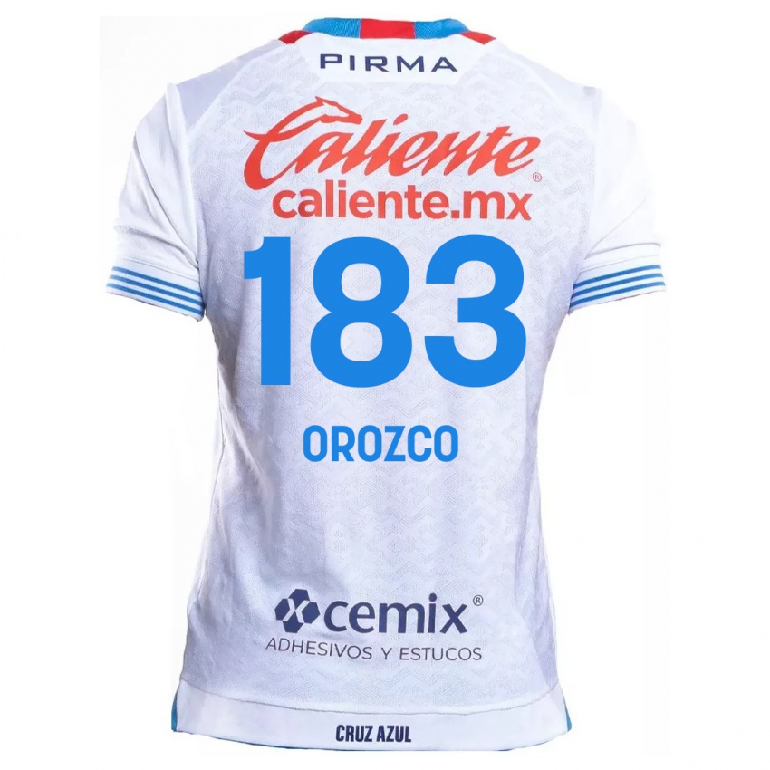 Kinderen Fabrizzio Orozco #183 Wit Blauw Uitshirt Uittenue 2024/25 T-Shirt België