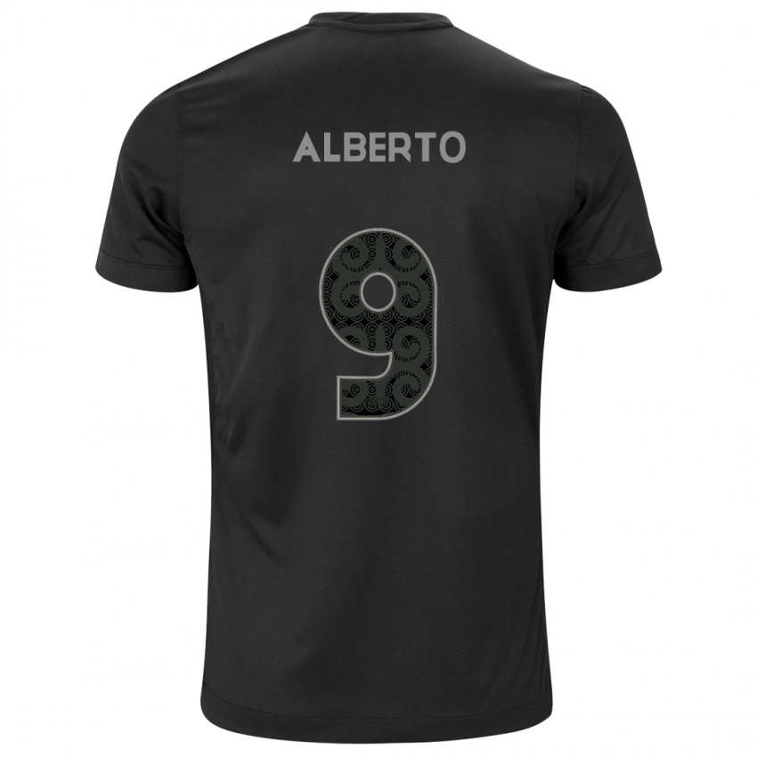 Kinder Yuri Alberto #9 Schwarz Auswärtstrikot Trikot 2024/25 T-Shirt Belgien