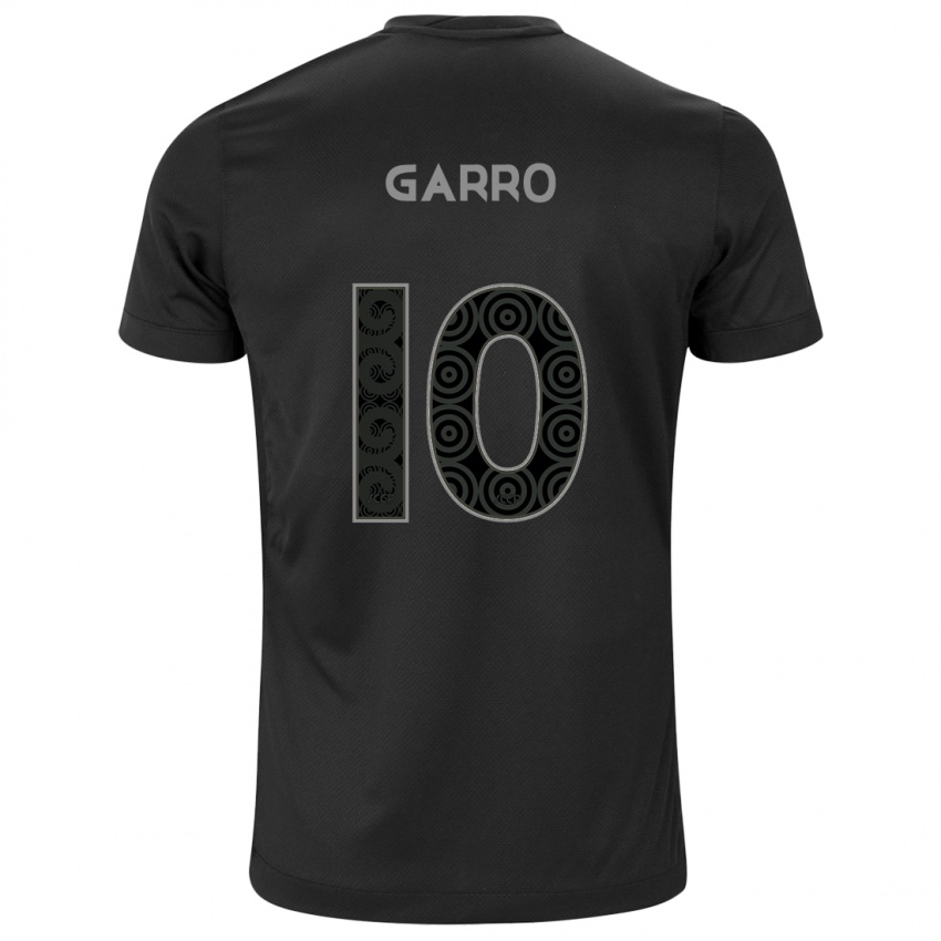 Kinder Rodrigo Garro #10 Schwarz Auswärtstrikot Trikot 2024/25 T-Shirt Belgien