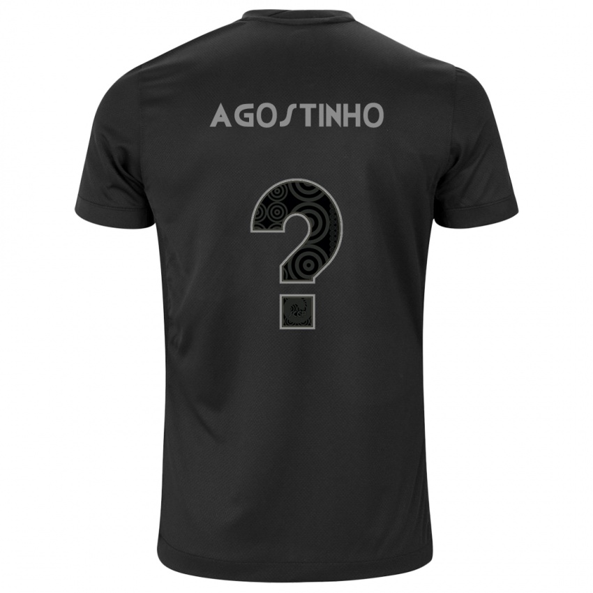 Kinder Léo Agostinho #0 Schwarz Auswärtstrikot Trikot 2024/25 T-Shirt Belgien